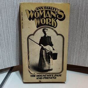 Ann Oakley Woman's Work Book - Black and Cream Cover